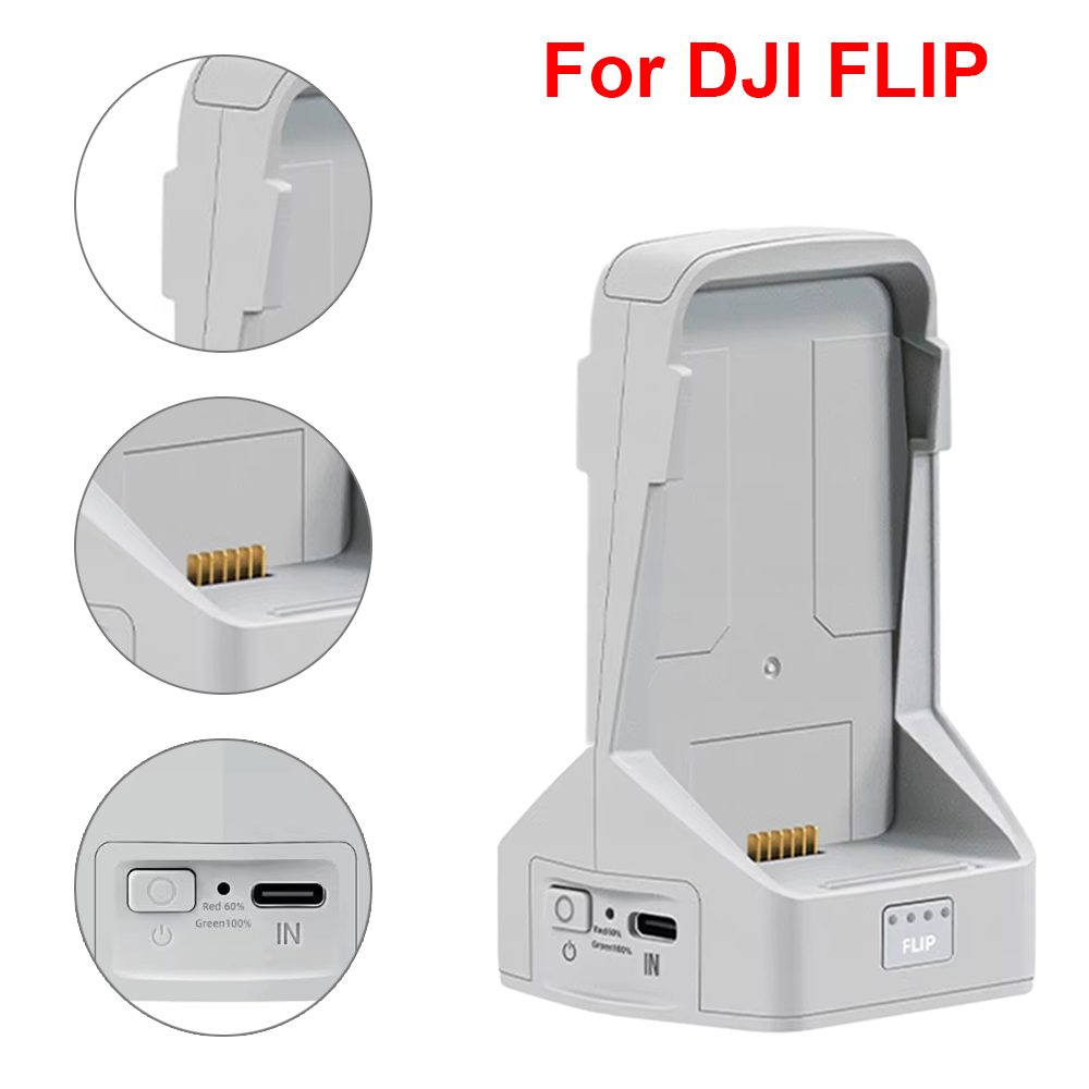 Drone Power Bank - Caricabatteria per DJI Flip Hub di