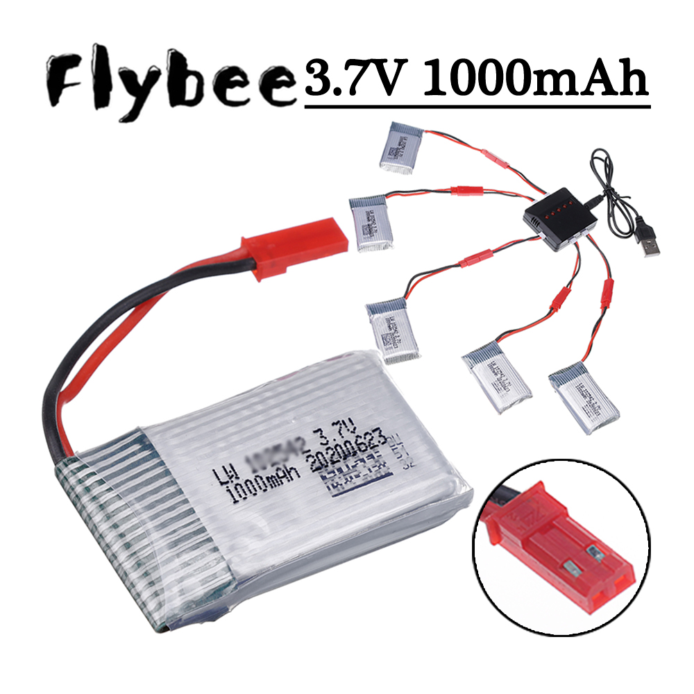 Drone Battery Charger - Batteria Lipo e caricabatterie da 3,7