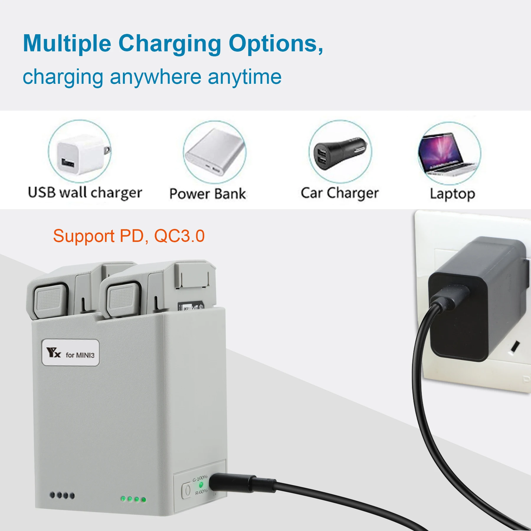 Hub caricabatterie per DJI Min - Drone Charging Hub recensione e prezzo