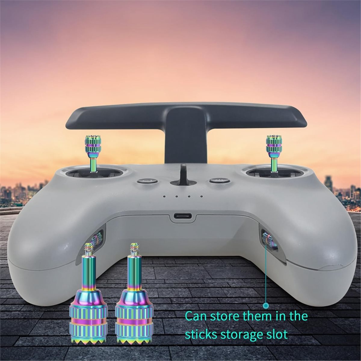 DT75BG 4 Pezzi Joystick in Met - Drone Control Stick recensione e prezzo