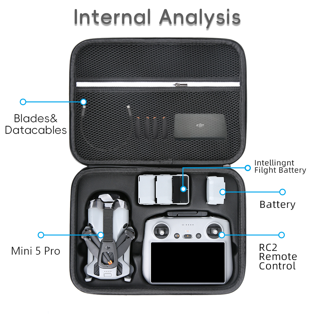 Custodia per DJI Mini 5 Pro: B - Drone Carrying Case recensione e prezzo