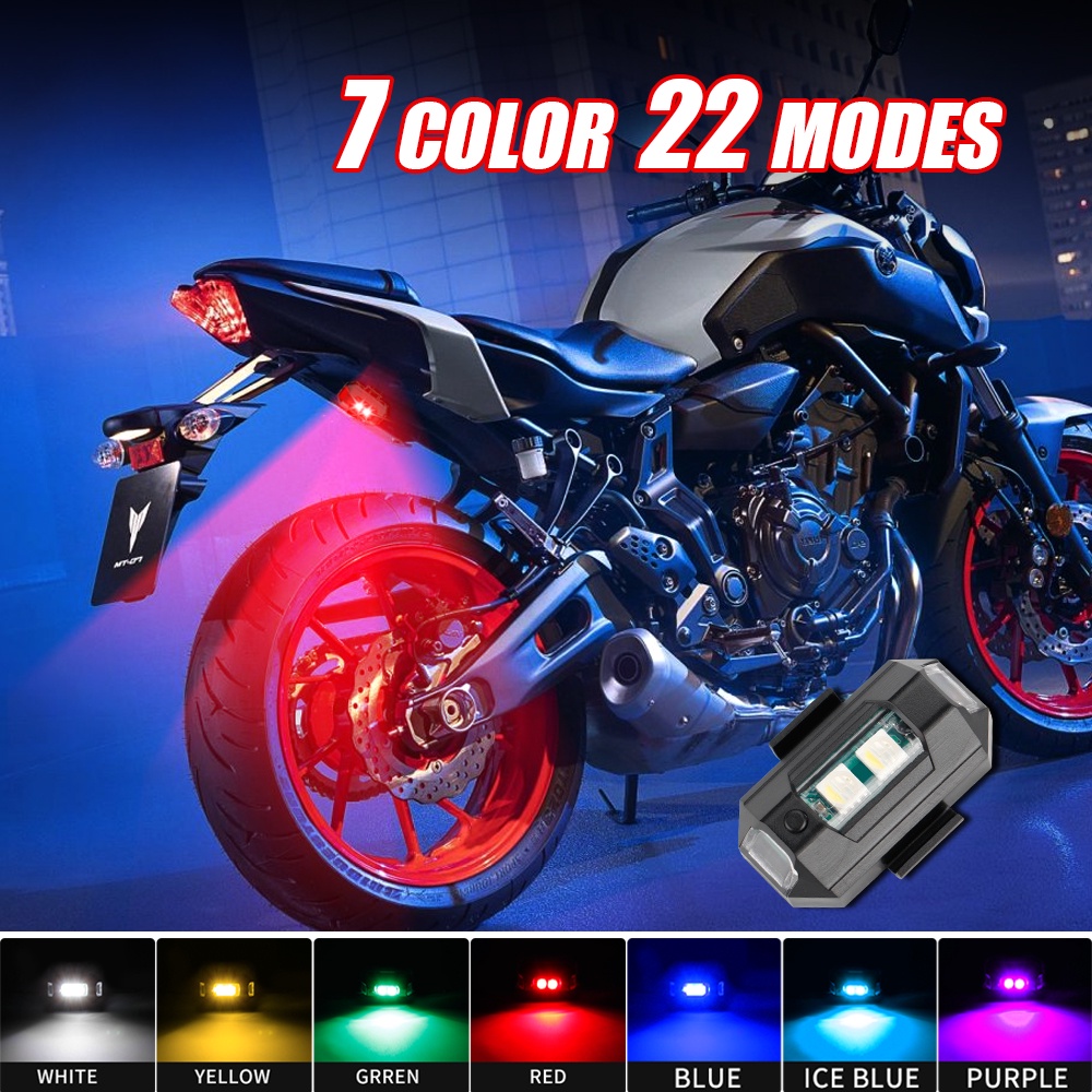 1PC 7 colori Mini USB di ricar - Drone Strobe Light recensione e prezzo